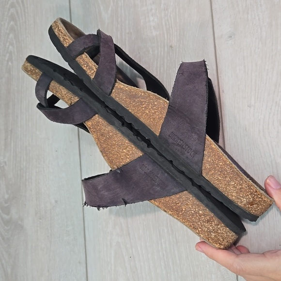 Birkenstock Women Mayari Loop Toe Sandals Flats Slide Shoes Sz 41/10 Narrow - Picture 9 of 14